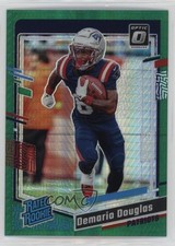2023 Panini Donruss Optic Rated Rookie Green Hyper Prizm Demario Douglas 10wc