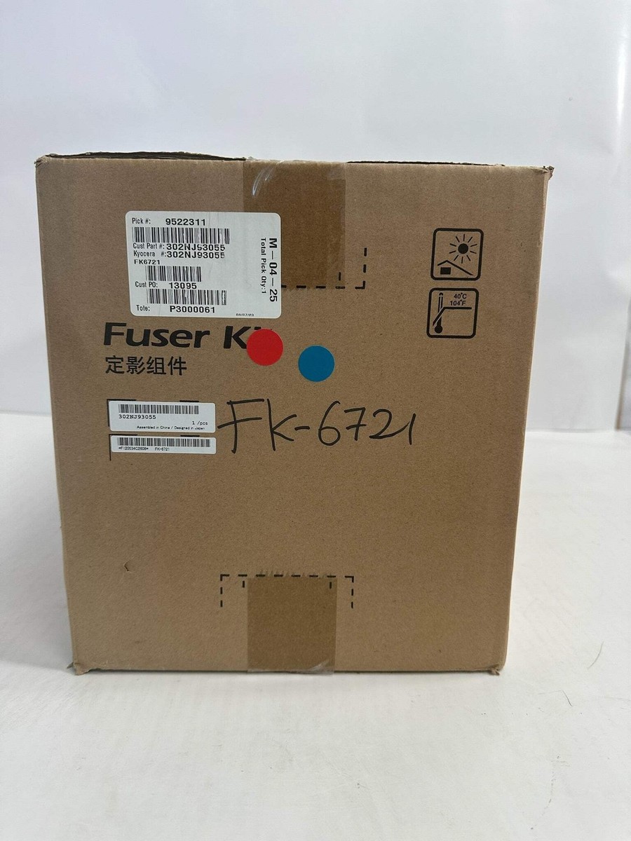 New OEM Kyocera TASKalfa 7003i,8003i,9003i Fuser Kit FK-6721