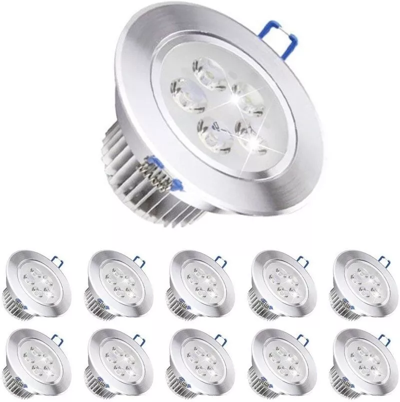 Paquete de 12 Downlight LED Regulable 3W Foco de Techo Empotrado Lámpara Controlador 110V Foto 4 de 4