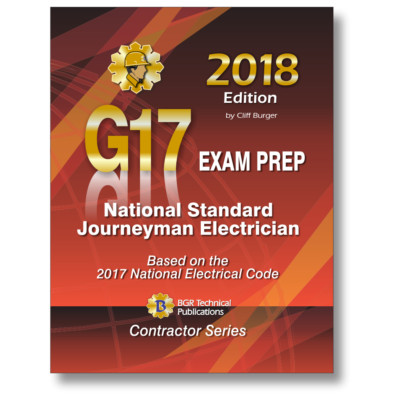 G17 National Standard Journeyman Electrician Questions Workbook ICC Exam 2018