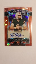 TYLER VAN DYKE 2022 Leaf Valiant All-American Red Auto 1/20 - Miami Hurricanes 