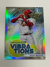 2022 Bowman Baseball Virtuosic Vibrations - Jordan Walker - St. Louis Cardinals
