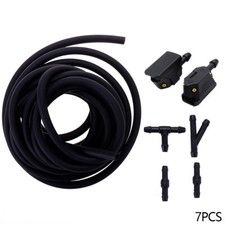 7pz Braccio Tergicristallo Lavavetri Ugello Getti 4 Vie Valvola di Ritegno Tubo Tubo