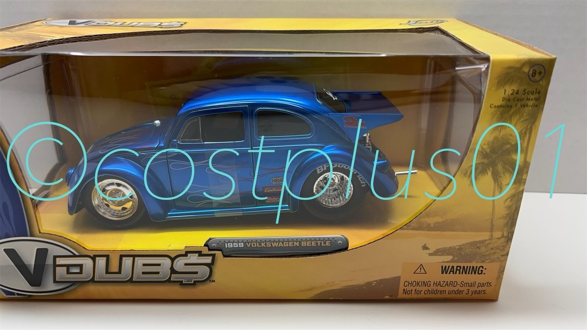 JADA V DUBS 1959 VOLKSWAGEN BEETLE VW 1:24 BLUE | eBay