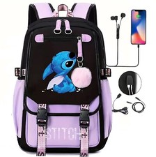 Lilo Stitch Printed Backpack Bookbag Rucksack Bagpack Schoolbag new