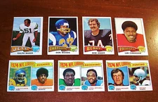 You Pick Choose Select 1975 Football Cards 1 - 264 EX+ and Better 25c C/S