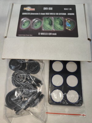 QuickWheel 1/35 Centurion Road Wheels with Masks for Amusing Hobby kits