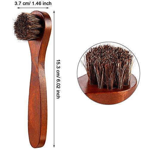 Jovitec 5 Pack Shoe Shine Brush Dauber Polish Applicator  Assorted Colors 