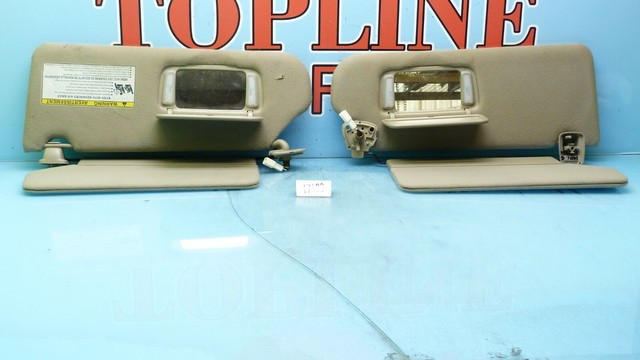 04 05 06 TOYOTA TUNDRA LEFT & RIGHT SIDE SUN VISOR PRIMARY AND