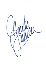 Wanda Jackson autograph signed 10x15 cm index card