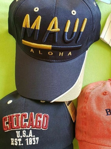 NEW MEN'S CAPS HATS:NWT MAUI,BERMUDA,CHICAGO,MONTENEGRO - Picture 3 of 48
