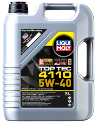 Liqui Moly Top Tec SAE 5W-40 Fully Synthetic Engine oil - 5 Liter