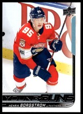 2018-19 Upper Deck Young Guns Henrik Borgstrom Rookie Florida Panthers #461 R56