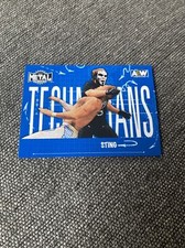 2022 STING UD SKYBOX AEW METAL UNIVERSE #TN-37 TECHNICIANS!!