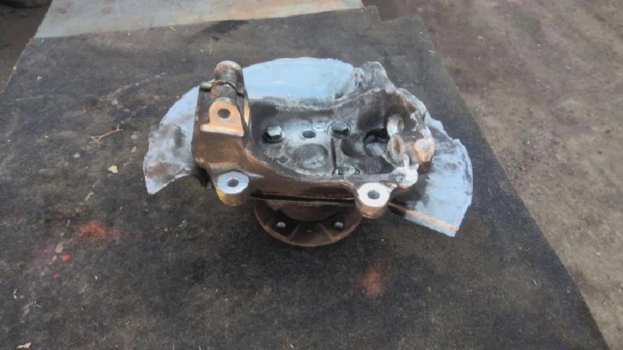 BMW 535i 2008-2010 conductor husillo delantero izquierdo nudillo OEM Foto 4 de 4