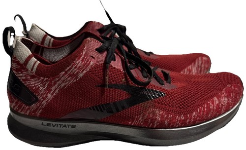 Size 11.5 Brooks Levitate 4 Red Black Men display picture 1