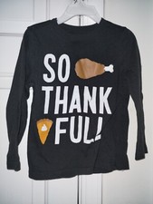 Old Navy So Thankful l Shirt Kids Unisex Size 4T