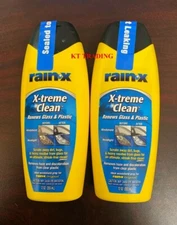 (Pack of 2) Rain-X Original X-treme Cleaner Glass Plastic Windshield Renew 12oz 