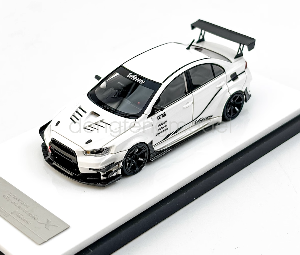 404Error 1:64 White Lancer EVO X Varis Sports Diecast Resin Car