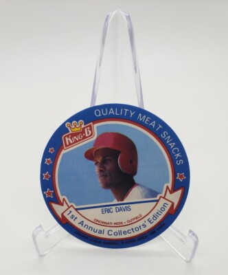 Eric Davis 1988 King B 1st Annual Collectors Edition MSA Disc #22