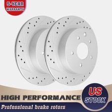 Rear Disc Brake Disc Rotors Fit for 2003 - 2005 Nissan 350Z Rogue Infiniti G35