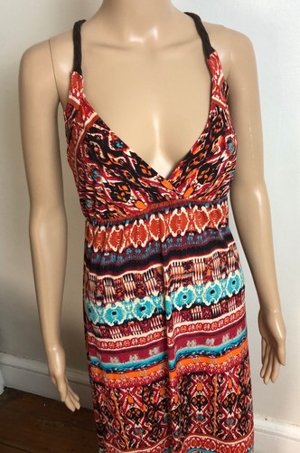 Charlotte Russe Boho Maxi Sundress Juniors Large NWT Festival Hippie Beach - Picture 4 of 7