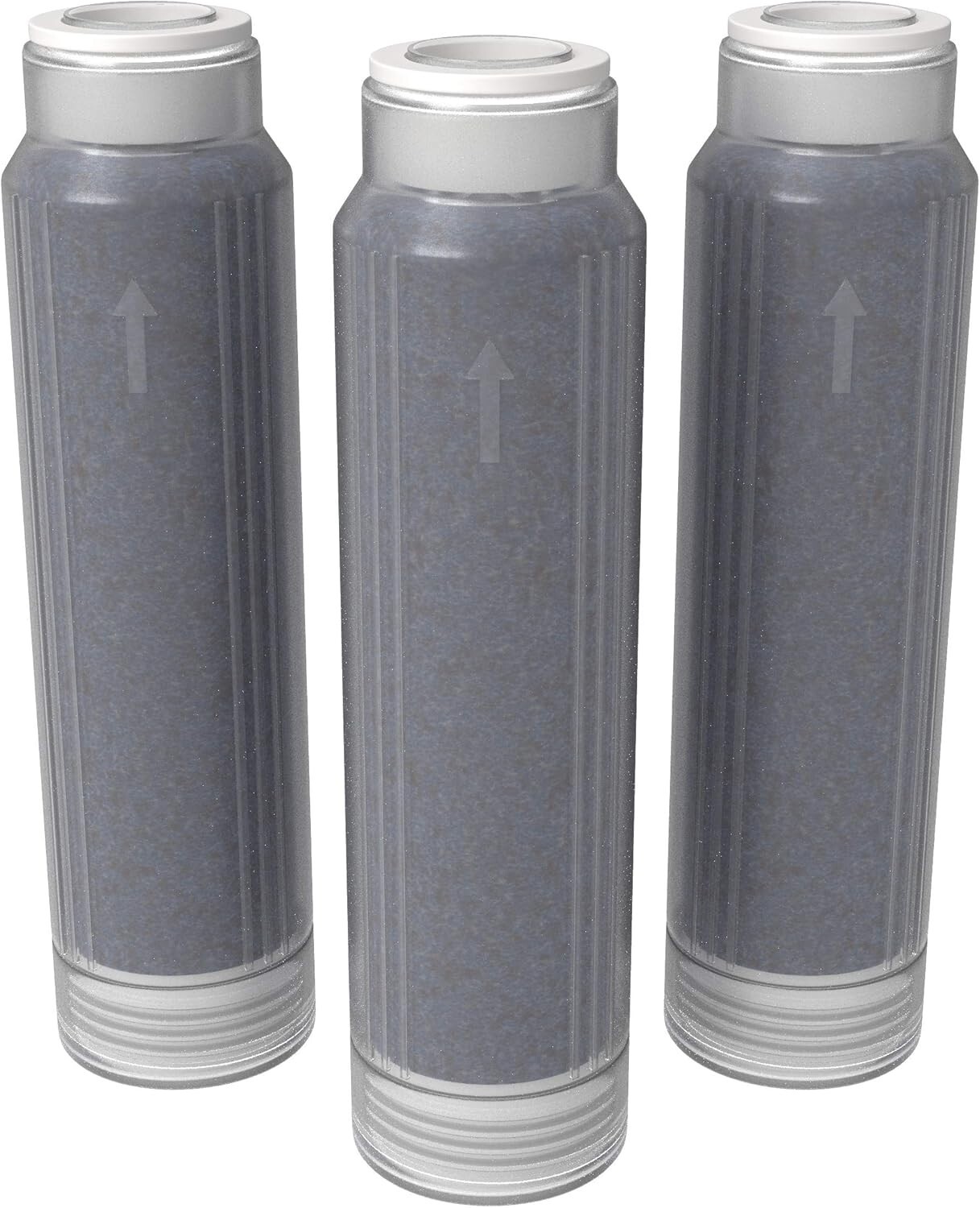 10-Inch Color-Changing DI Resin Filter Cartridges for RO/DI Systems - 3 Pack