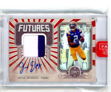 2020 Panini Legacy Rookie Patch Autograph #FP-JE Justin Jefferson No 61 of 75