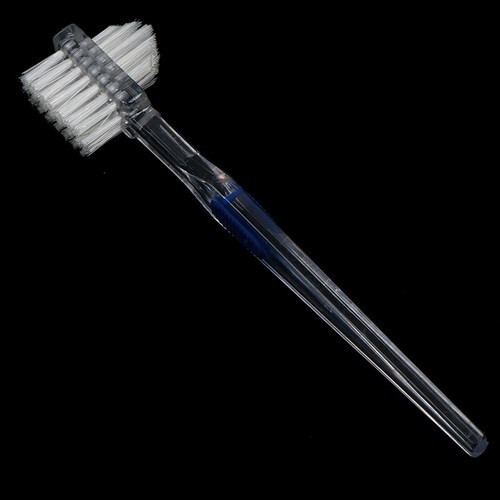 Denture Cleaning Brush Oral Care Double Sided Toothbrush Dental Teeth Soft B.lb - Bild 1 von 12
