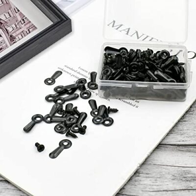 160 Pcs Metal Picture Frames Turn Button Fasteners Backing Clips