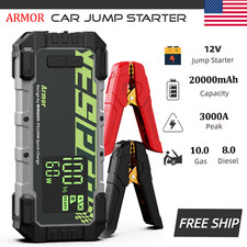 Yesper 3000a Car Jump Starter Battery Charger Emergency Power Bank 20000ma Box