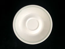 6 CORELLE Corning CALICO ROSE or Summer Blossom 6 1/4"Saucers~Beige GREEN~UNUSED