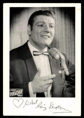 Heinz Wedorn Autogrammkarte TOP ## BC 47949 D