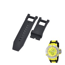 Subaqua 17112 28mm Black Rubber Watch Strap For Invicta