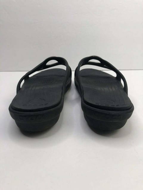 Black Crocs Sandals Size 6 | eBay