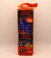 JVC VHS-C Compact Video Cassette EP 90 Min Special 2 Pack NEW SEALED IN PACKAGE