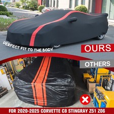 Corvette C8 Car Cover For 2020-2025 C8 Corvette Stingray Z51 Z06 E-ray Car Cover Corvette C8 Car Cover For 2020-2025 C8 Corvette Stingray Z51 Z06 E-ray Car Cover