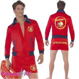 red baywatch jacket