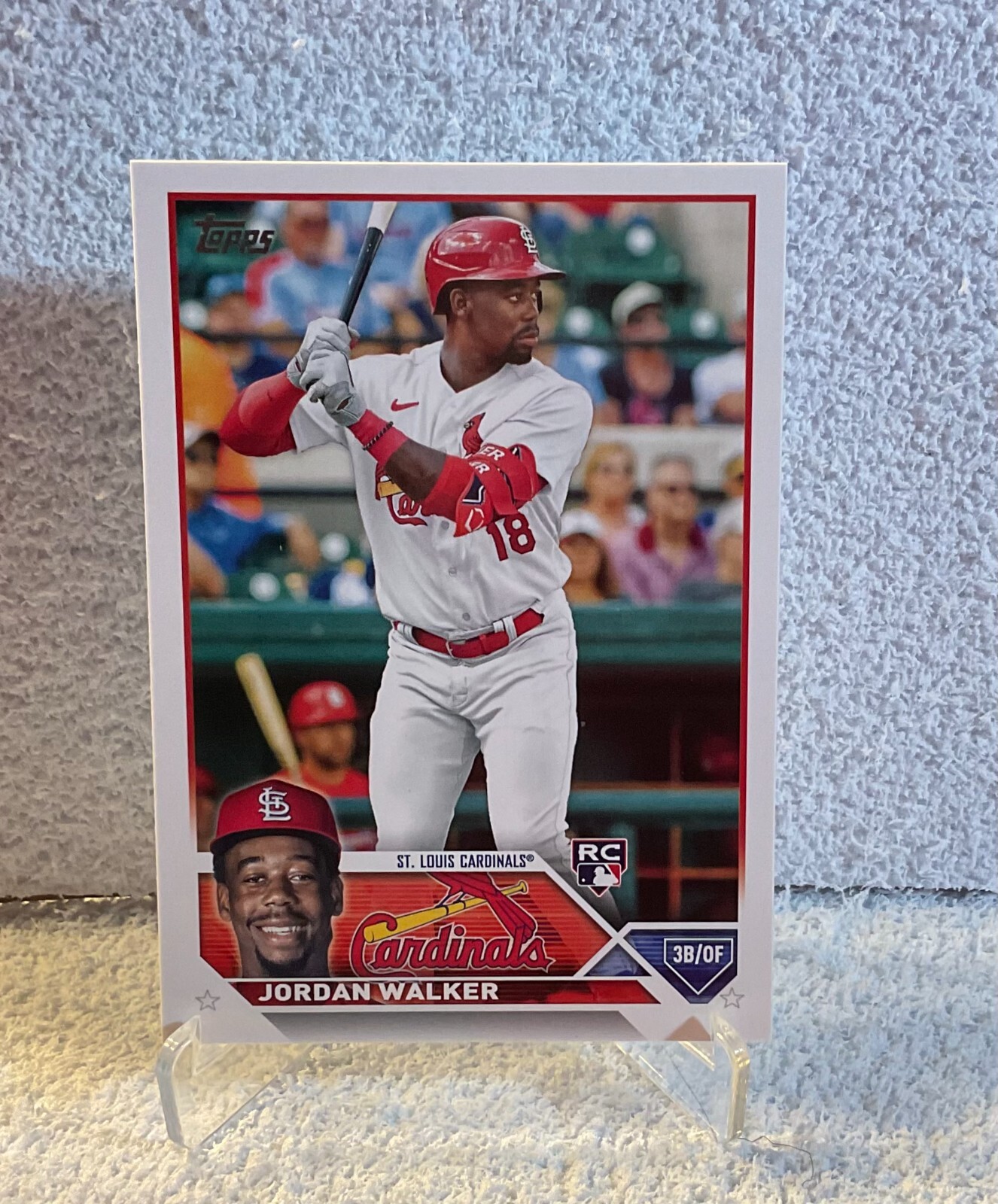 JORDAN WALKER 2023 TOPPS SERIES TWO RC CARD #344