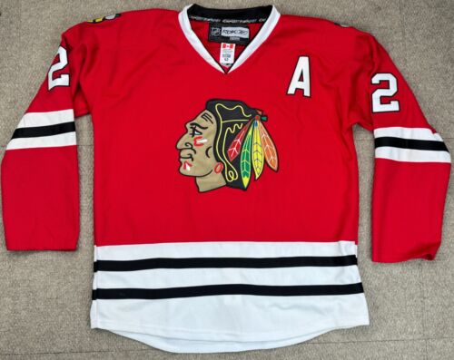Maillot Reebok NHL CCM Center Ice #2 Duncan Keith Chicago Blackhawks taille 52 - Photo 1/16