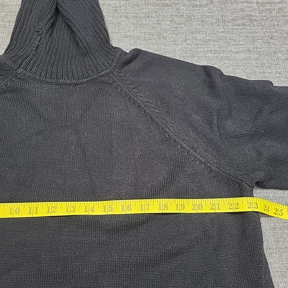 Isaac Mizrahi Live 时尚分体高领套衫毛衣 X-大号黑色 — 第 2/4 张图片