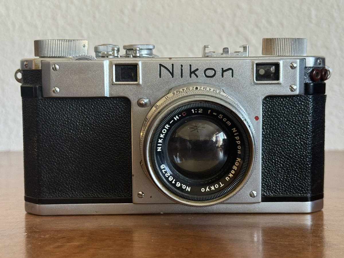 RARE Nikon M rangefinder camera w Nikkor H C 5cm F2 | eBay
