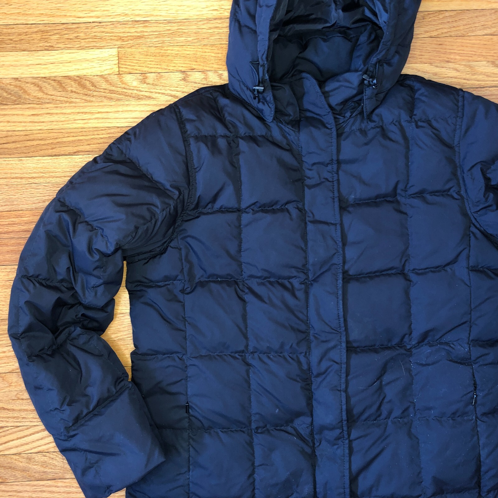 Lands End Commuter Down Women Size M 1012 Long 42" Winter Coat Parka