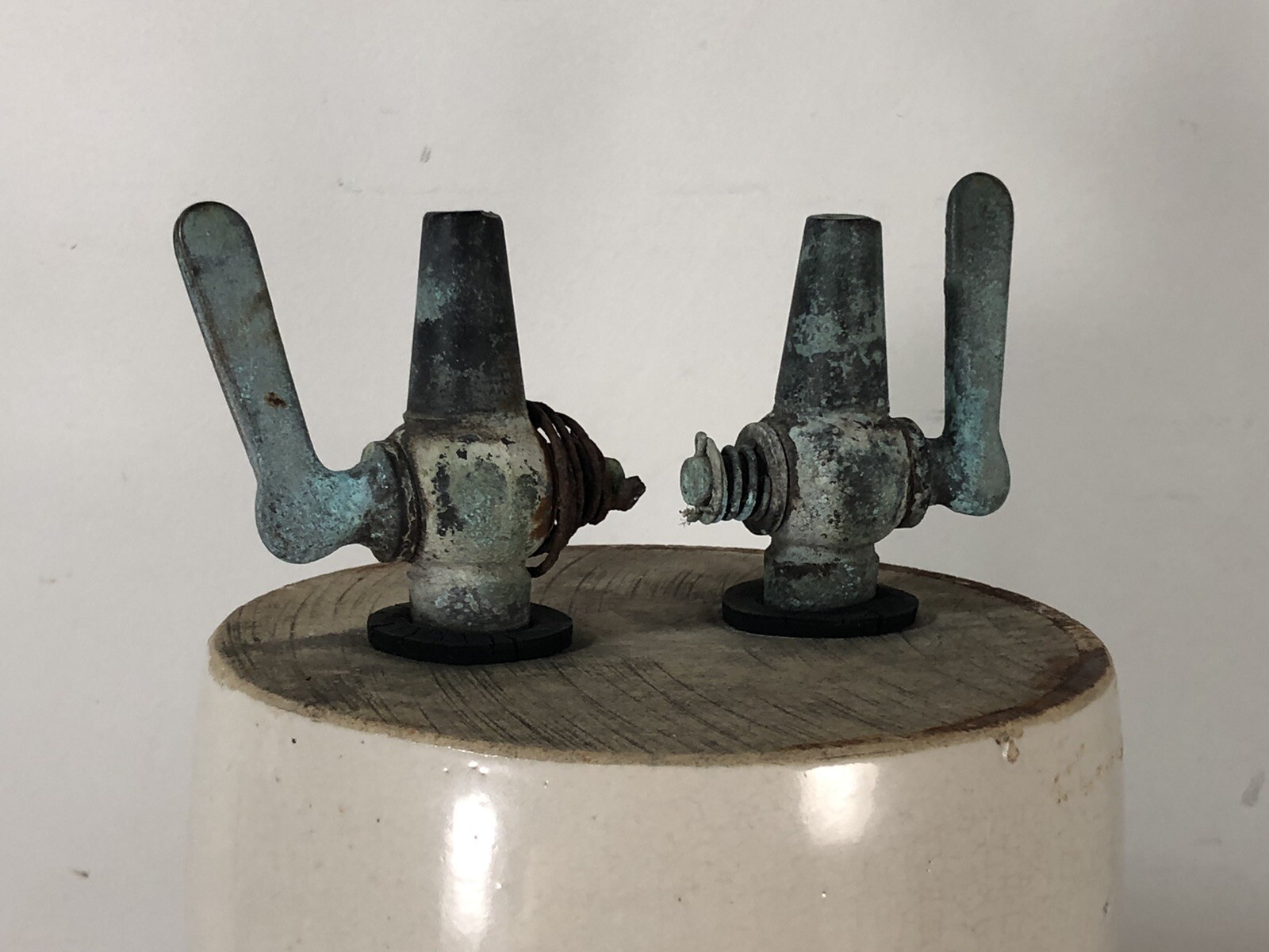 Antique Stoneware Crock Water Cooler Planter Perfection Mfg Co