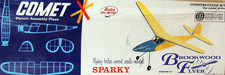Comet SPARKY PLANS + PARTS PATTERNS for 32 OT...