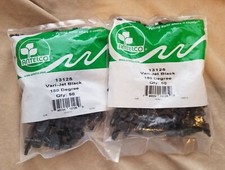 100 of Antelco #13125 / 180 degree Vari-Jet Black 10-32 UNF thread NEW!