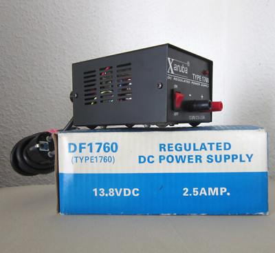 XARUBA DF1760 Regulated DC Power-Supply Type 1760 13,8V Netzgerät Trafo in OVP