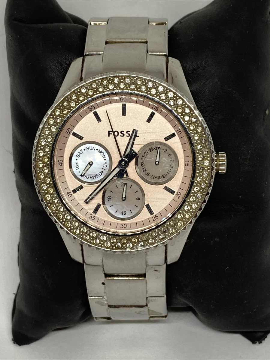 Fossil Stella ES2946 Womens Stainless Steel Analog Dial Quartz