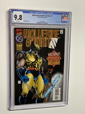 Wolverine / Gambit Victims 4 cgc 9.8 1995 marvel tim sale