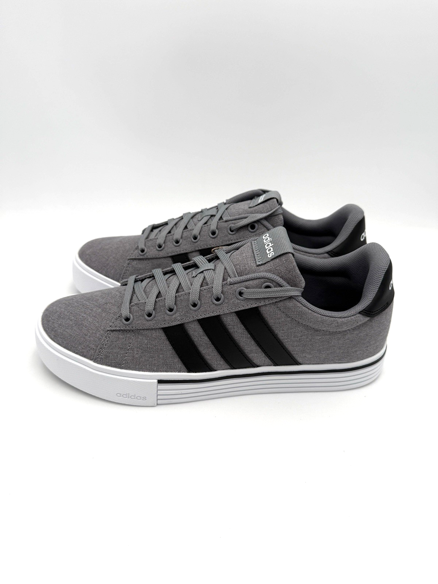 Adidas Men's Daily 4.0 Gray & Black Skateboarding Shoes